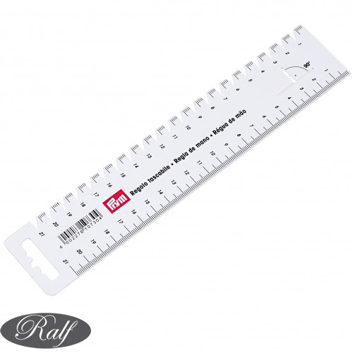 Rigla pentru croitorie, 21 cm - Prym 610730